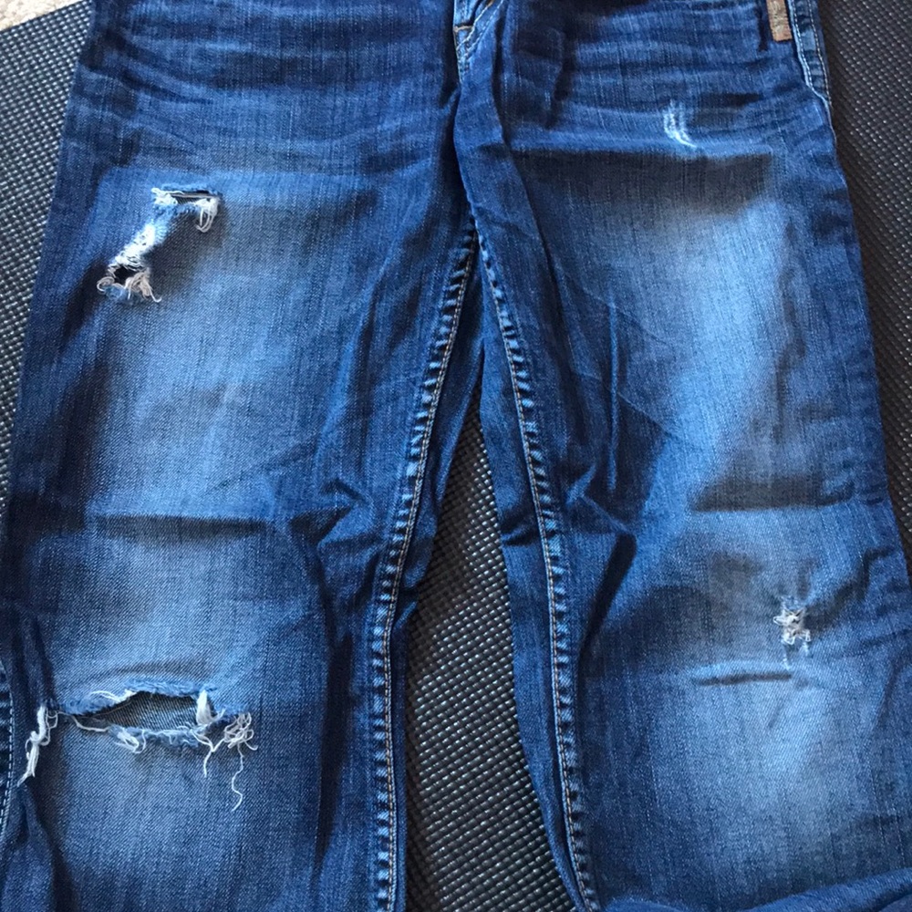 Silver Flare Jeans - Picture 2 of 4